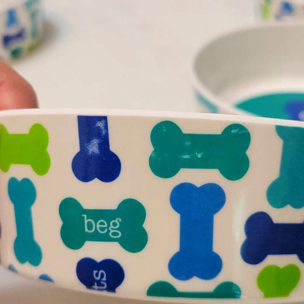 💥Small 'Yum' Dog Bowls